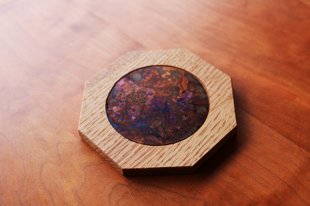 Brass coloring coaster octagon (6)