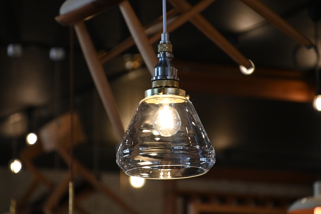 【照明】Industrial Pendant Light【ガラスシェードタイプ小】 (5)